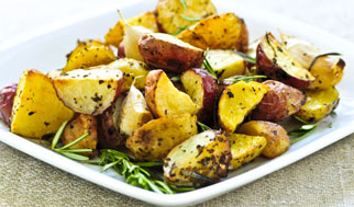 Herb Roasted Bliss Potatoes for Rosh Hashanah Kosher certified in New Jersey, Cherry Hill, Mount Laurel, and Mainline Philadelphia by Panache Catering by Foodarama in Bensalem Pennsylvania 19020.